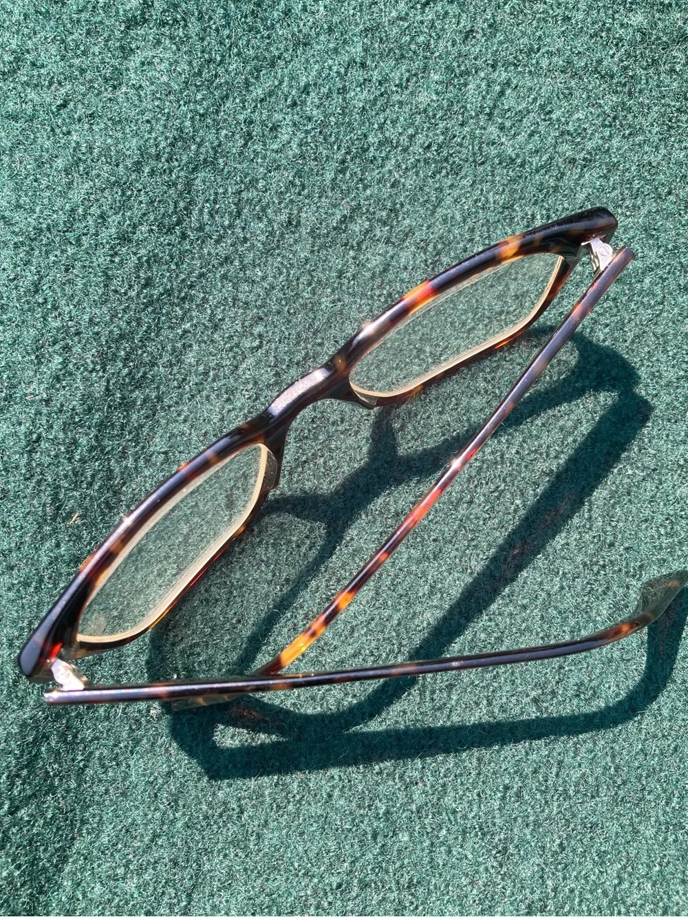 ZAC POSEN Victor Tortoiseshell Square Glasses